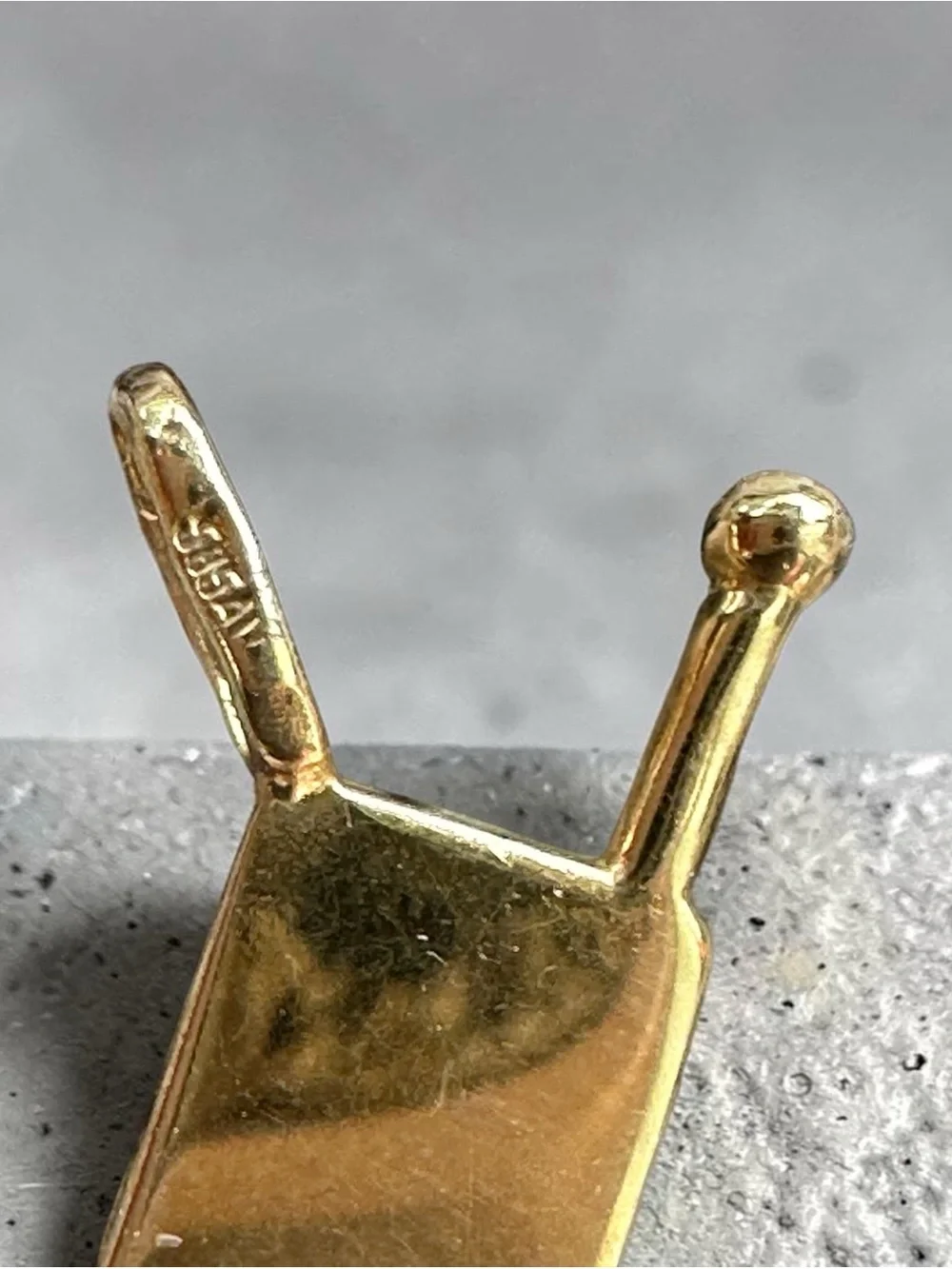 14K Yellow Gold Cell Phone Pendant Charm by Aurafin (2.3g)